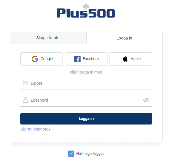 Öppna plus500 konto