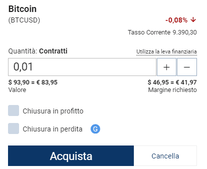 Acquista Bitcoin Plus500