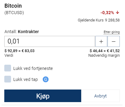 Kjøp Bitcoins Plus500