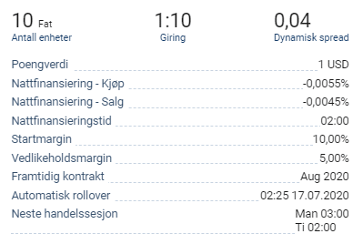 Plus500 gearing kostnader