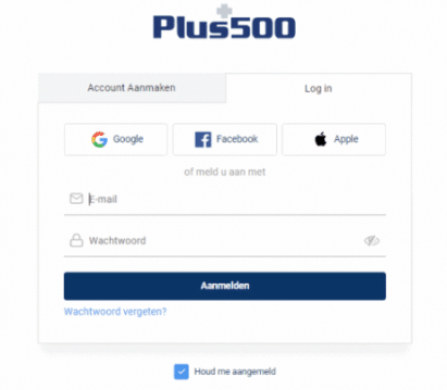 Plus500 webtrader aanmelden