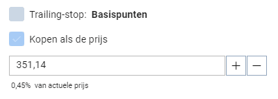 aandelen order plaatsen Plus500