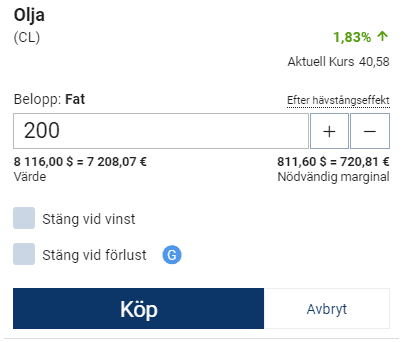 plus500 köp med hävstång