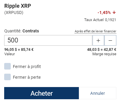 trading du Ripple