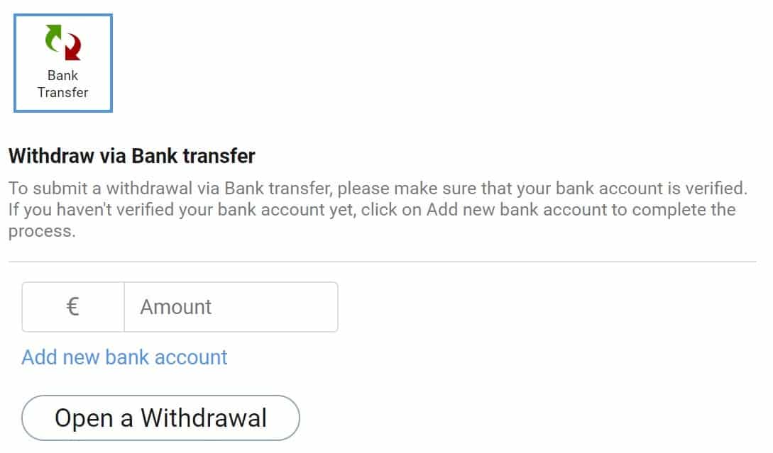 withdraw money plus500